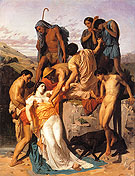Zenobia Found by Shepherds on the Banks of the Araxes 1850 - William-Adolphe Bouguereau reproduction oil painting