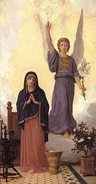 The Annunciation 1888 - William-Adolphe Bouguereau