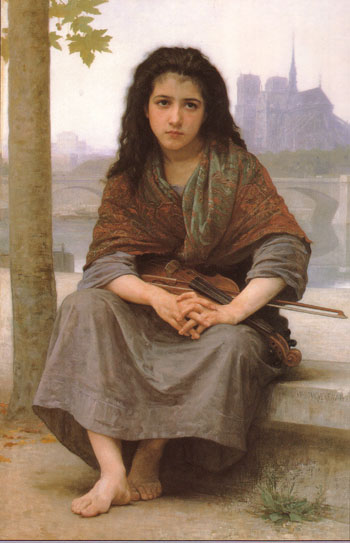 The Bohemian 1890 - William-Adolphe Bouguereau reproduction oil painting