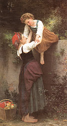 Little Marauders 1872 - William-Adolphe Bouguereau reproduction oil painting