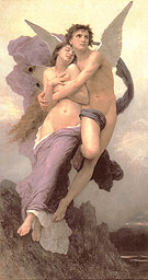 Le ravissement de Psyche The Abduction of Psyche - William-Adolphe Bouguereau