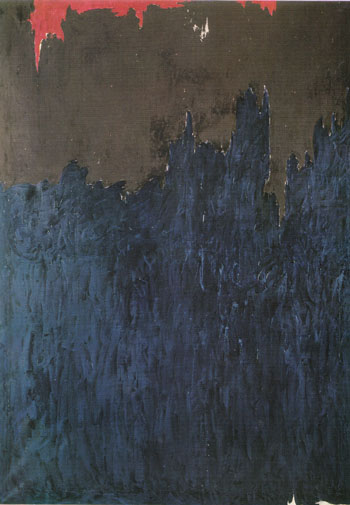 November 1953 - Clyfford Still reproduction oil painting