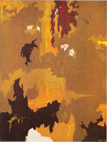 July 1948 - Clyfford Still reproduction oil painting