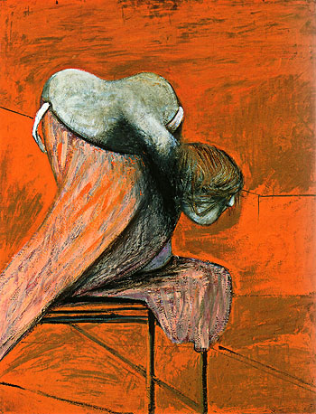 Studies for Figures as the Base of a Crucifixion 1944 - Francis Bacon reproduction oil painting