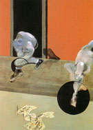 Figures in Movement 1973 - Francis Bacon reproduction oil painting