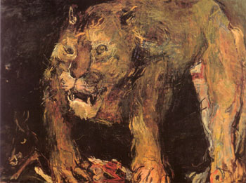 Tigon 1926 - Oskar Kokoshka reproduction oil painting