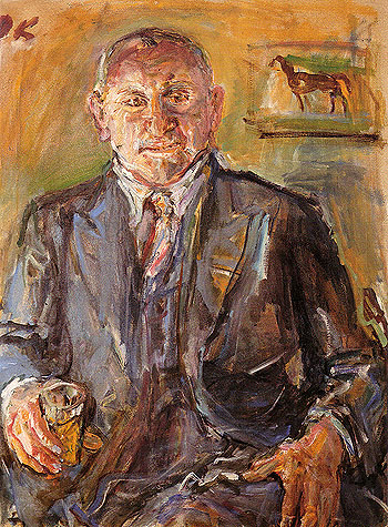 Louis Krohnberg 1950 - Oskar Kokoshka reproduction oil painting
