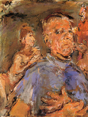 Self Portrait 1969 - Oskar Kokoshka reproduction oil painting