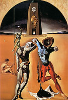 Poetry of America The Cosmic Athletes 1943 - Salvador Dali