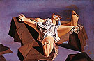 Figure between the Rock 1926 - Salvador Dali