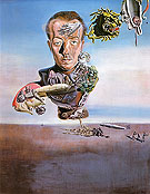 portrait of Pauleluare 1929 - Salvador Dali