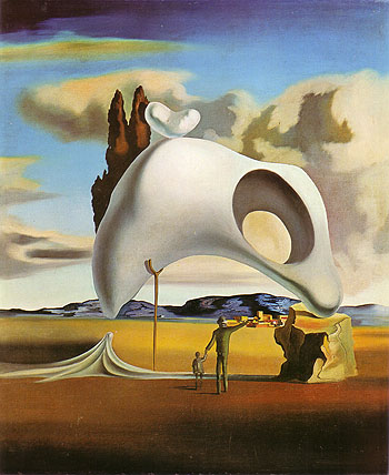 Atavistic Ruins after the Rain 1934 - Salvador Dali reproduction oil painting