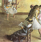 The Dance Lesson 1881 - Edgar Degas reproduction oil painting