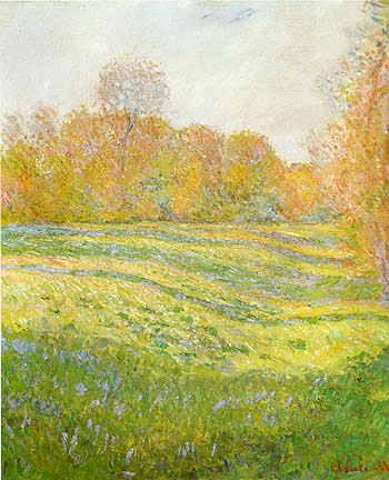 Meadow at Giverny 1886 - Claude Monet reproduction oil painting