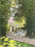 Monceau Park 1878 - Claude Monet reproduction oil painting