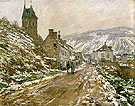 Road to Vetheuil Winter 1879 - Claude Monet