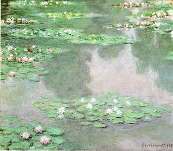 Water Lilies 1905 2 - Claude Monet reproduction oil painting