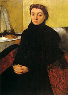 Portrait of Josephine Gaujelin - Edgar Degas reproduction oil painting