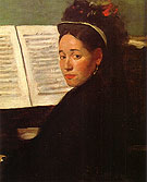 Marie Dihau at the Piano 1869 - Edgar Degas