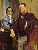 Edmondo and Therese Morbilli 1865 - Edgar Degas
