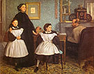 The Bellelli Family 1858 - Edgar Degas reproduction oil painting