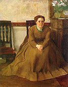 Portrait of Victoria Dubourg - Edgar Degas reproduction oil painting