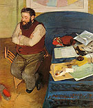 Diego Martelli 1879 - Edgar Degas reproduction oil painting