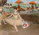 Ballerina with a Bouquet of Flowers 1877 - Edgar Degas