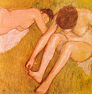 Two Bathers on the Grass 1896 - Edgar Degas