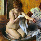 Woman in a Tub 1883 - Edgar Degas