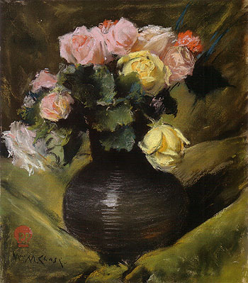 Flowers Roses 1883 - William Merrit Chase reproduction oil painting