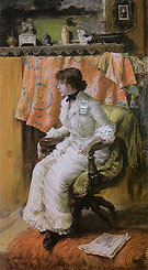 In the Studio Expection 1884 - William Merrit Chase