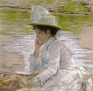 Untitled Portait of Mrs Chase 1886 - William Merrit Chase reproduction oil painting