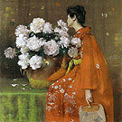 Spring Flowers Peonies 1889 - William Merrit Chase reproduction oil painting