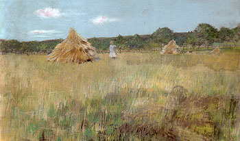 Grain Field Shinnecock Hills 1891 - William Merrit Chase reproduction oil painting