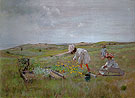 The Little Gerden 1895 - William Merrit Chase reproduction oil painting