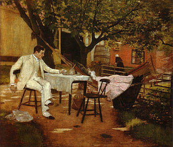 A Summer Afternoon in Holland Sunlight and Shadow 1884 - William Merrit Chase reproduction oil painting