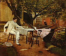 A Summer Afternoon in Holland Sunlight and Shadow 1884 - William Merrit Chase reproduction oil painting