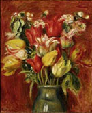 Bouquet of Tulips - Pierre Auguste Renoir
