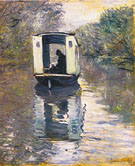 Studio Boat 1873 - Claude Monet