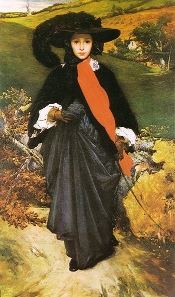 May Sartoris 1860 - Frederick Lord Leighton reproduction oil painting