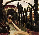 Garden of the Generalife 1870 - Frederick Lord Leighton