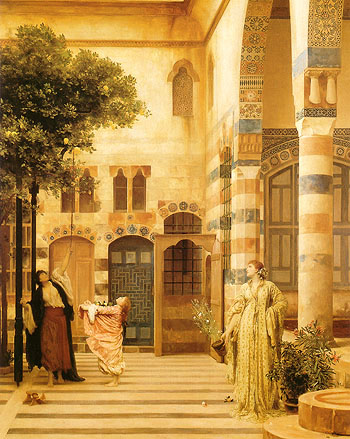 Old Damascus Jews Quarter 1873 - Frederick Lord Leighton reproduction oil painting