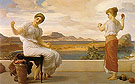 Winding the Skein 1878 - Frederick Lord Leighton reproduction oil painting