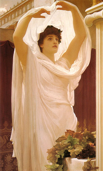 Invocation 1889 - Frederick Lord Leighton reproduction oil painting