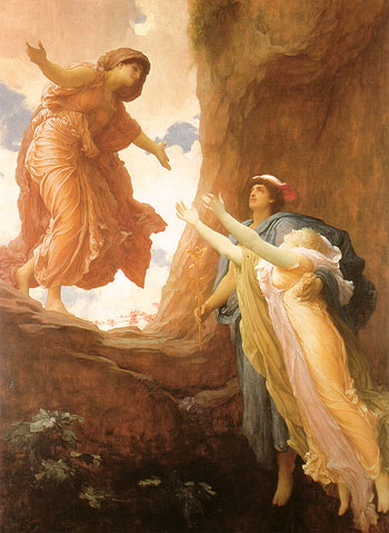 The Return of Persephone 1891 - Frederick Lord Leighton reproduction oil painting