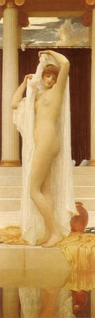 The Bath of Psyche 1890 - Frederick Lord Leighton reproduction oil painting