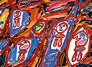 Site with 4 Characters 1981 - Jean Dubuffet