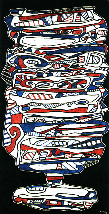 The Glass of Water V 1967 - Jean Dubuffet reproduction oil painting