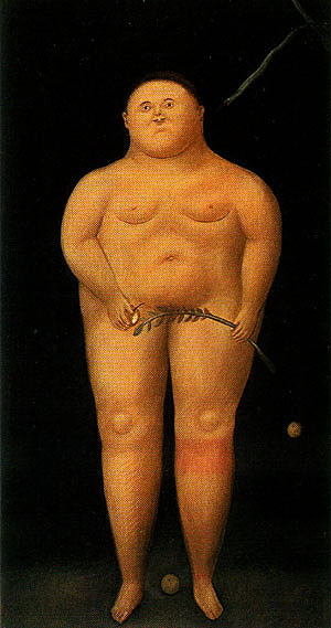 Adam 1968 - Fernando Botero reproduction oil painting